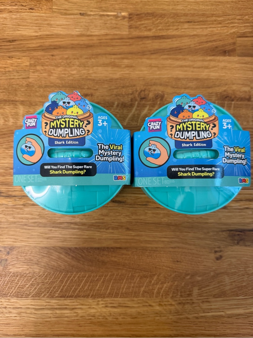RMS Crazy Fun SHARK EDITION Surf Mystery Dumpling Bun 🦈🩵 Blue NEW & SEALED
